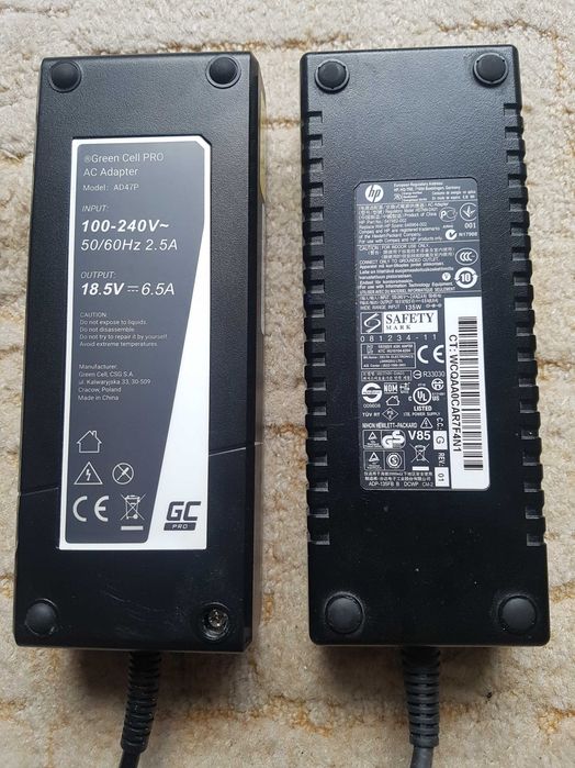 Zasilacz ładowarka  HP 135W i Green Cell Pro AD47P 120W