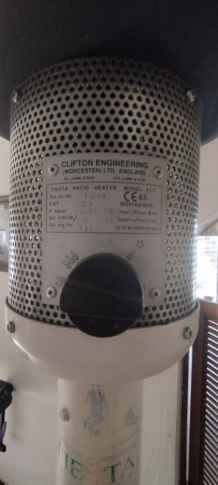 Aquecedor de esplanada