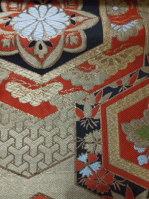 Pas fukuro obi, oryginalny japoński pas do kimono