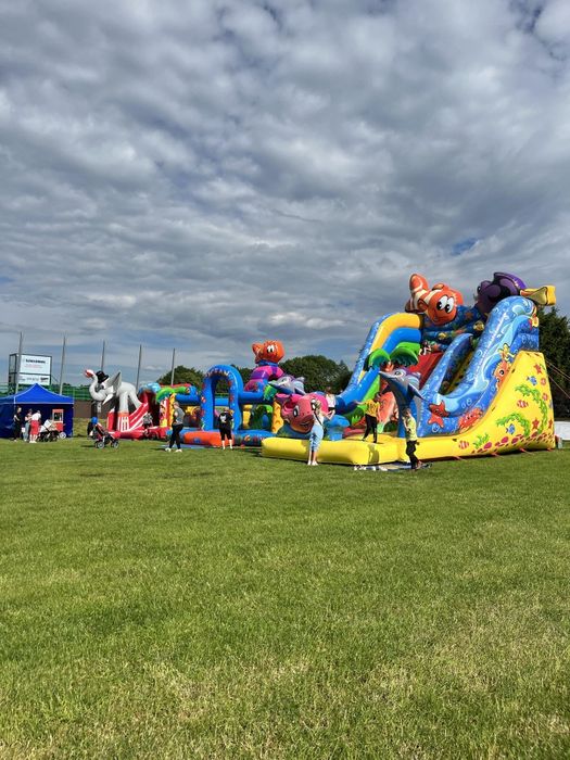 Zamki Dmuchane, trampoliny mobilne, wata i popcorn " Bouncy Mania "