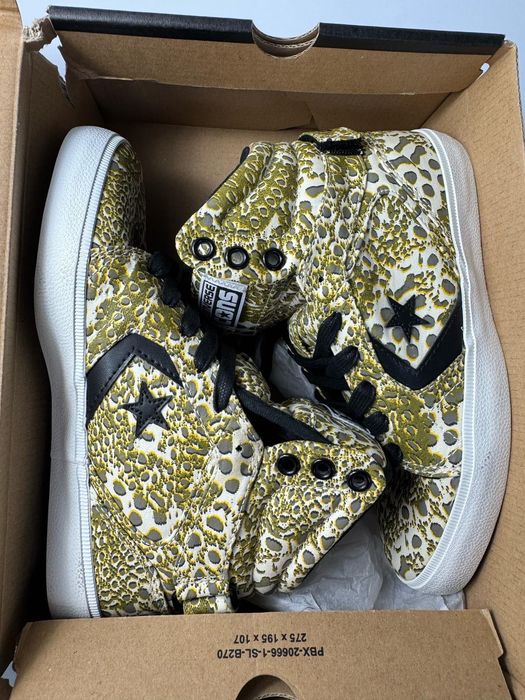 Nowe sneakersy damskie CONVERSE złote kolorowe 35