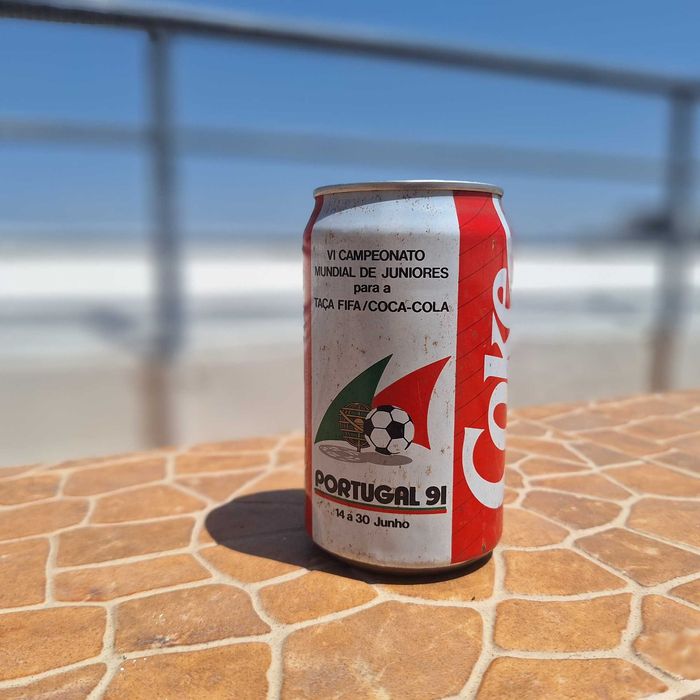 Vendo lata Coca-Cola Mundial de Futebol Juniores 1991
