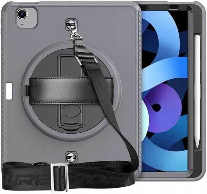 Etui Obudowa Pokrowiec na Tablet iPad Pro 3/2/1 11 z Paskiem Szary