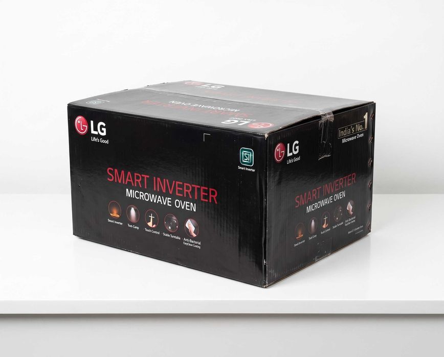 Micro-ondas com grill LG NeoChef™ MH6336GIB, 23 litros, 1000 W, Smart Inverter, EasyClean™, preto - Como novo