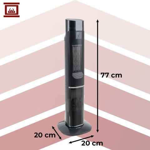 Тепловентилятор електричний KAMINER 26401, потужністю 2000 Вт