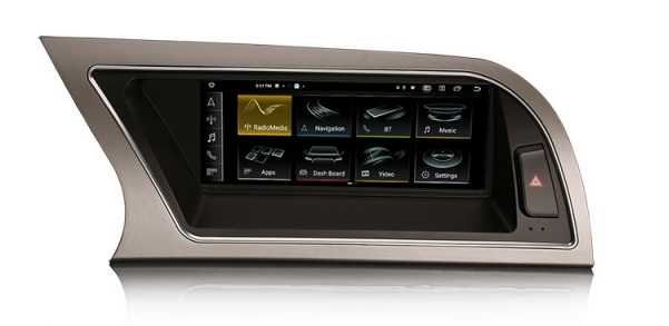 CarPlay Android Auto Radio FM RDS DAB+ Opcja Android Bluetooth YouTube Yanosik WiFi 4G MP3 MP4 GPS Audi A4 B8 A5