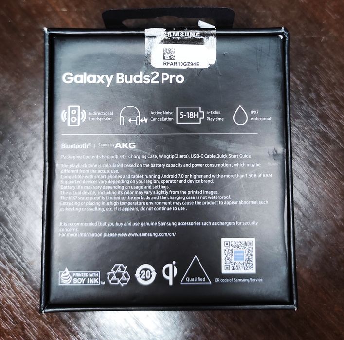 Bluetooth наушники Samsung Galaxy Buds 2 Pro