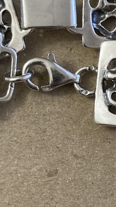 Bransoletka srebrna A 925