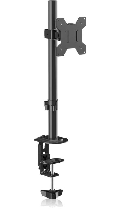 suptek Suporte de mesa para monitores de 13 a 27 polegadas: suporte giratório e inclinável, carga máxima de 10 kg, VESA 75x75/100x100 mm, aço, MD9401