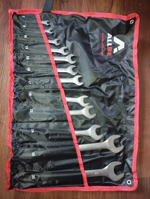 Zestaw kluczy płasko-oczkowych 7-32 mm  CRV 12szt.