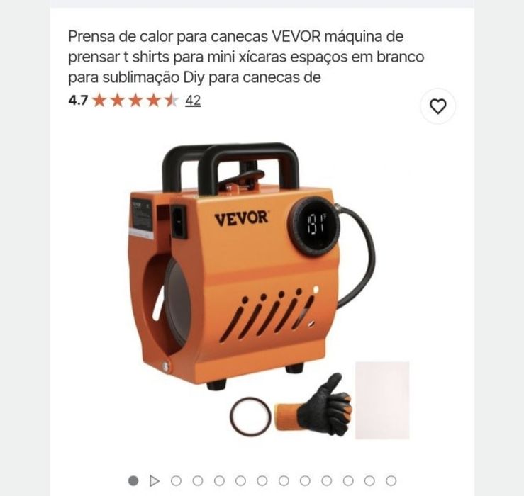 Prensa Vevor Canecas