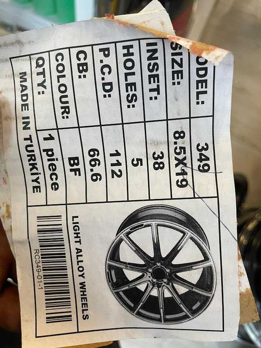 JANTES 19 MERCEDES 5X112