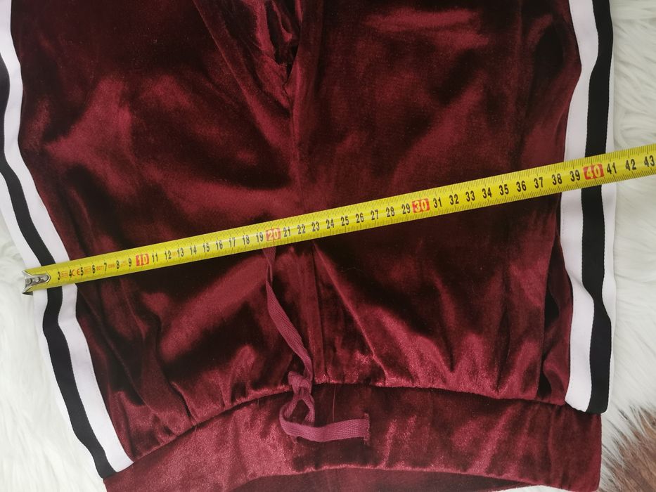 Spodnie dresowe dresy damskie welurowe S 36
