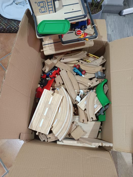 Vários jogos Legos , puzzle pista de madeira