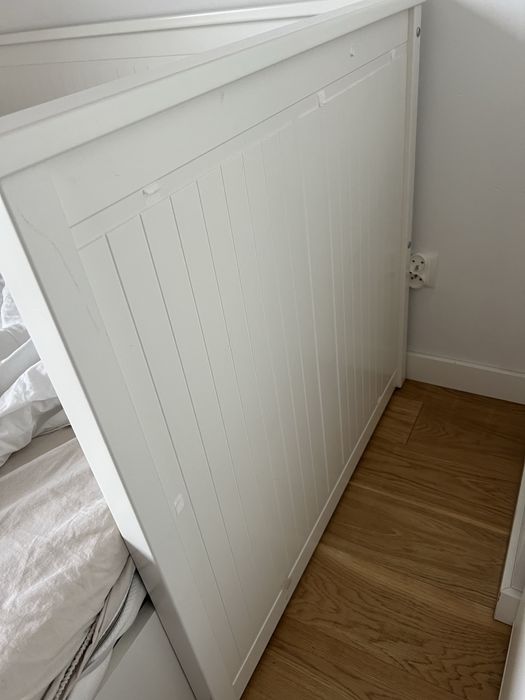 Łóżko IKEA Hemnnes + 2 materace