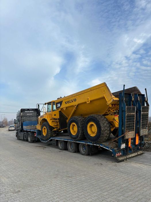 Transport niskopodwoziowy laweta platforma