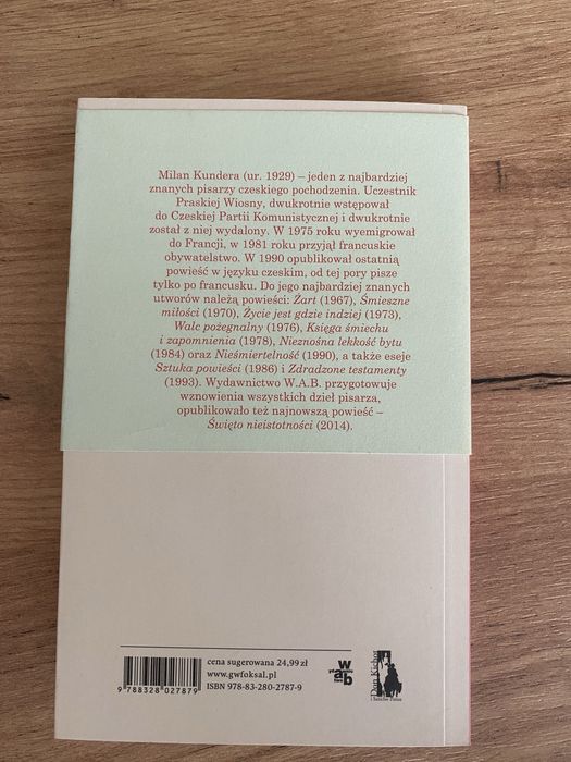 Milan Kundera Zasłona