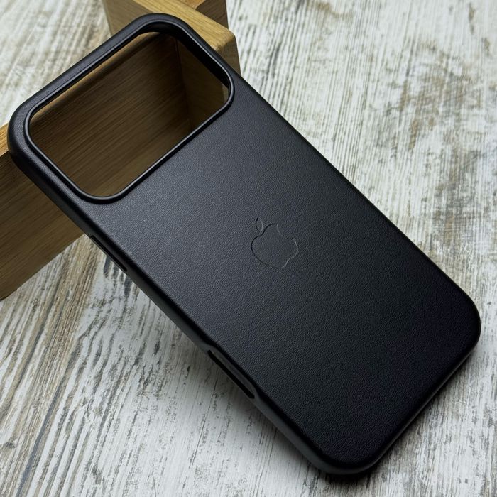 Чехол кожа Leather Case MagSafe на iPhone 17 Pro Max/ 17 Pro Чохол