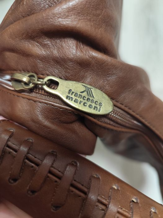 Сумка хобо шкіряна