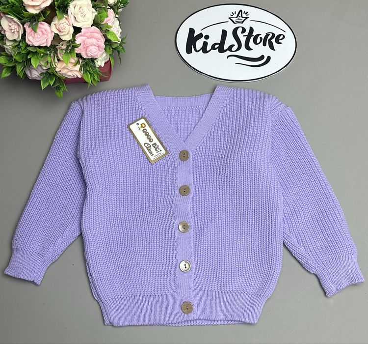 Sweterek dla dziewczynki 86/92/ Kardigan rozpinany WYPRZEDAŻ