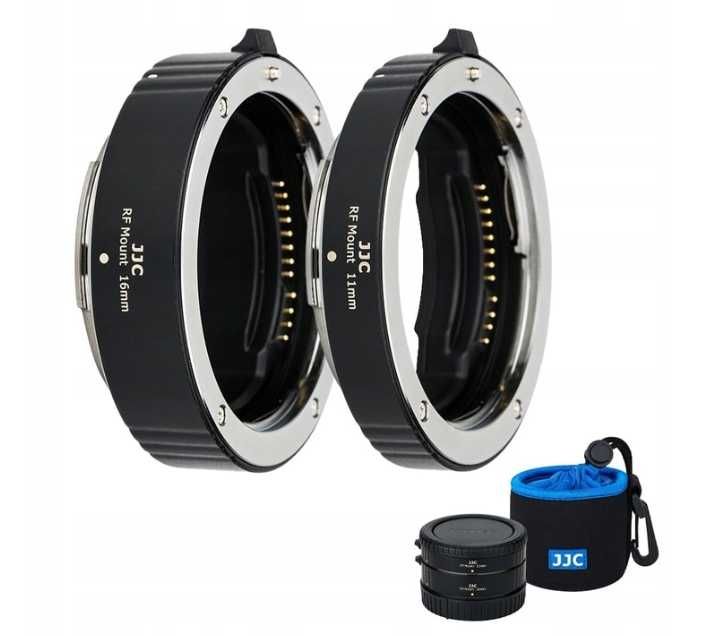 Pierścienie Pośrednie JJC AF 11mm i 16mm Do Makro Canon RF EOS R10 R7