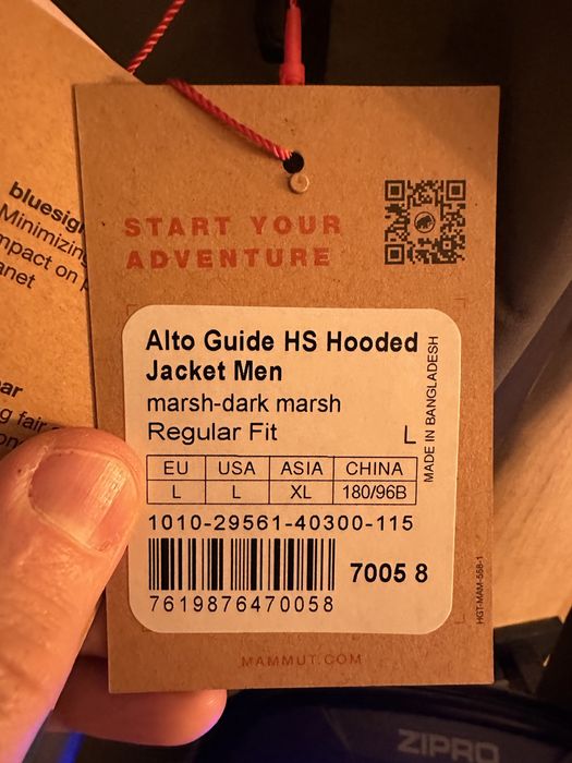 Kurtka Mammut nowa przeciwdeszczowa oryginalna 100%