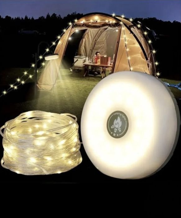 Гірлянда для кемпінгу+ліхтар 2 в 1