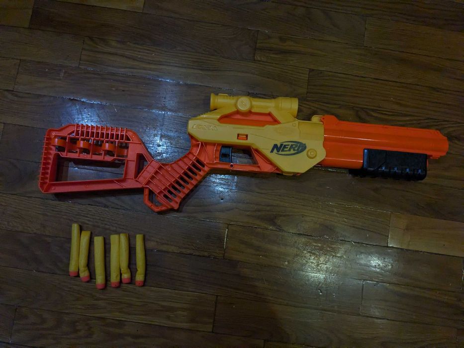 Вінчестер Nerf іграшкова зброя з 6шт патронами