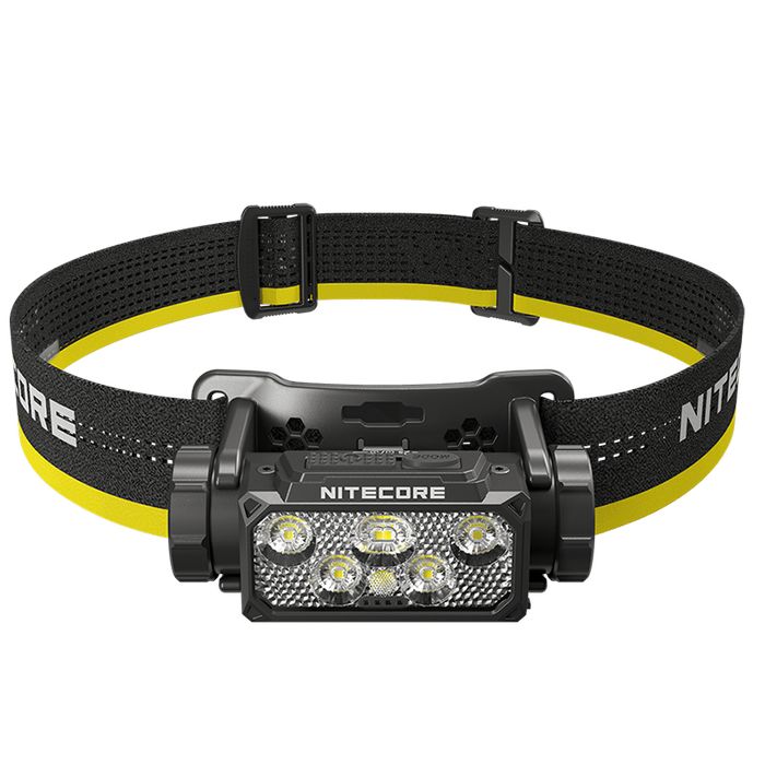Налобний ліхтар Nitecore HC60 UHE (USB Type-C), чорний