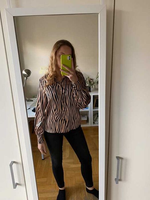 koszula panterka tygrysie paski, zwierzęcy wzór