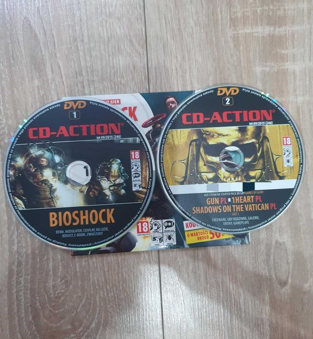 Cd-Action 09/2015 Bioshock, Gun, Shadows on the Vatican, 1Heart