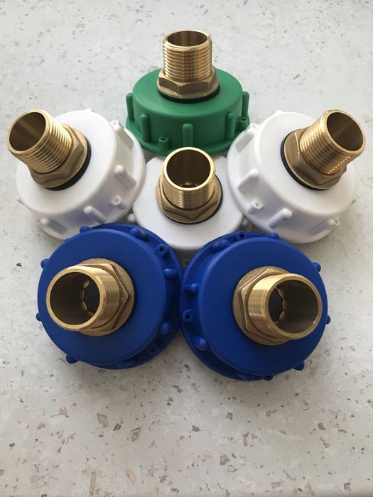 Перехідник Evrokub DN 50 на різьбу 3/4" для крана єврокуба.