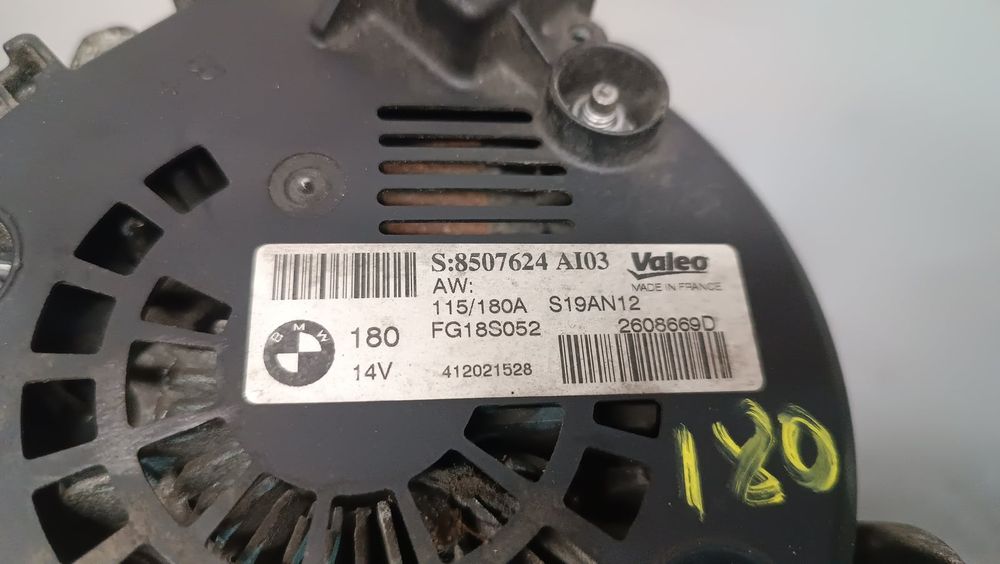 Alternador BMW 1 118 d (105 kW / 143 cv) [03.2007 - 06.2011] 118 d (105 kW / 143 cv) [03.2007 - 06.2011] - 2608669D 118 d (105 kW / 143 cv) [03.2007 -