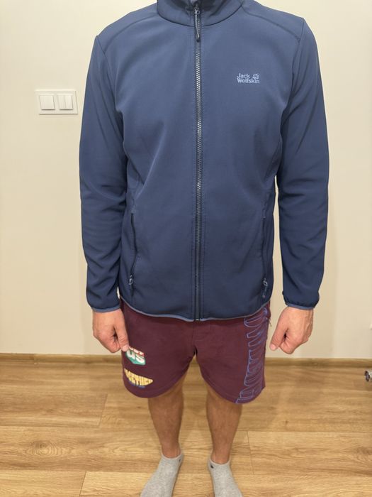 jack wolfskin ciepla bluza meska