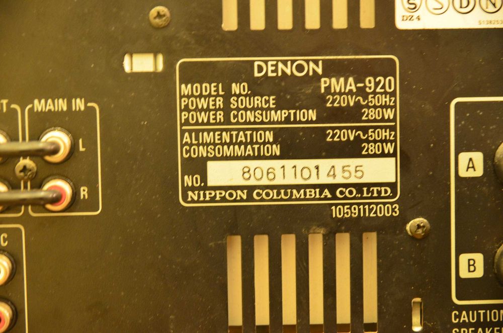 Amplificador Denon PMA-920