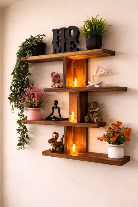 Stylowa półka wisząca ścienna