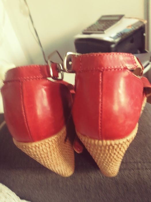 Sandaly 35 koturna lasocki czerwien