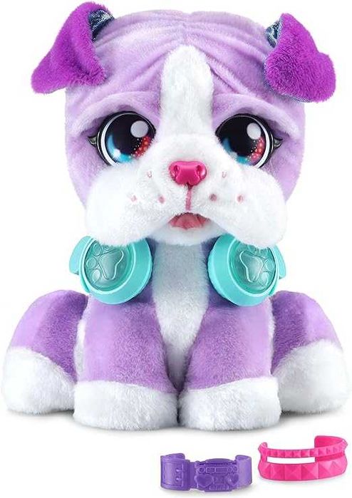 Piesek interaktywny DJ bokser, maskotka 28x22x12.5 cm