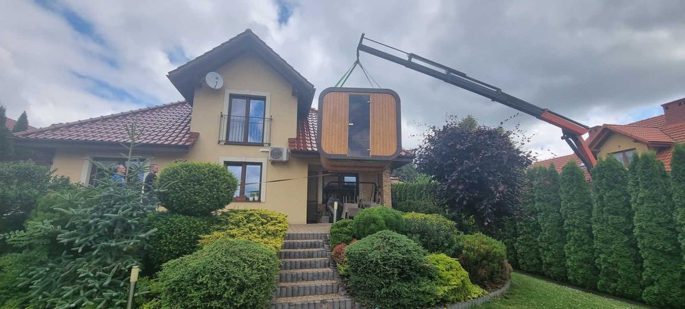 Sauna ogrodowa drewniana