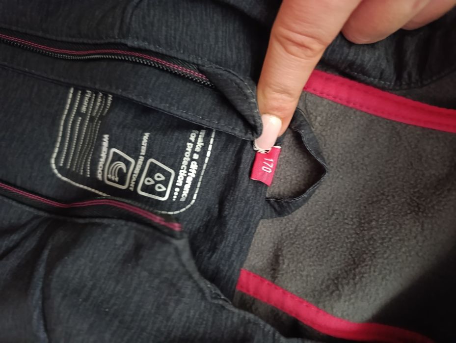 Kurtka Softshell dziewczęca rozmiar 170