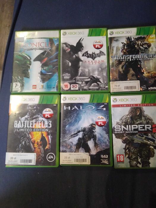Gry na Xbox 360 używane