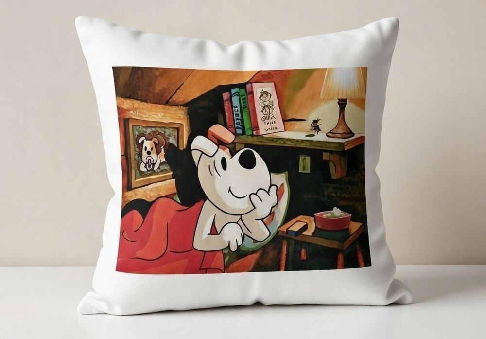 Reksio PRL retro prezent polskie bajki dobranocka poduszka kubek puzzl