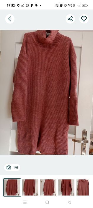 Sukienka damska sweterek tunika L