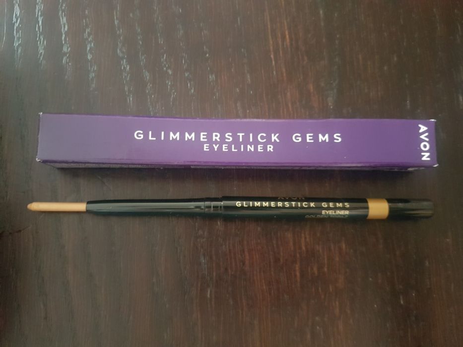 Avon lśniąca konturówka do oczu kredka Golden Topaz lśniąca złota