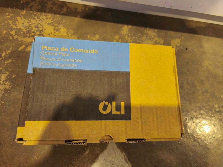 Placa de Descarga "OLI" Branca NOVA