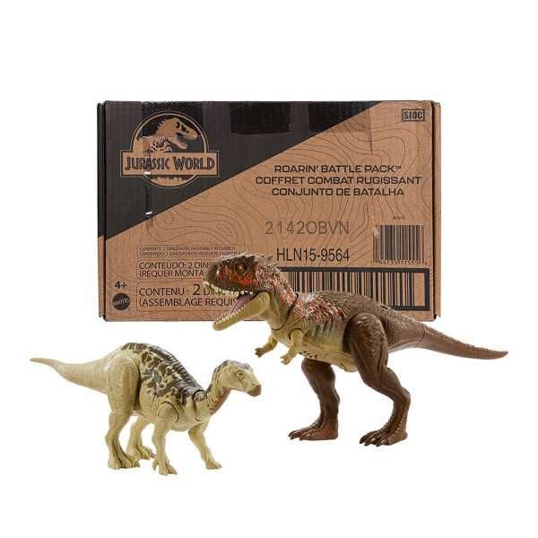 набор 2 динозавра Игуанадон Скорпиовенатор Jurassic World Mattel HLN15