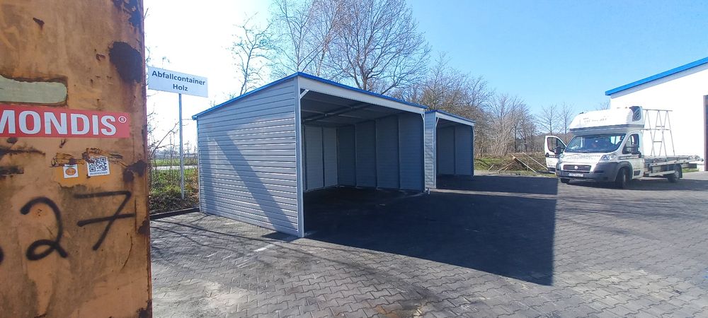 Wiata garażowa otwarta 6x4 carport premium