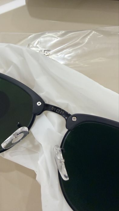 Ray Ban Clubmaster Rb3016 Preto Mate Novos