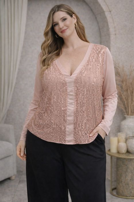 Bluzka w cekiny NOWA