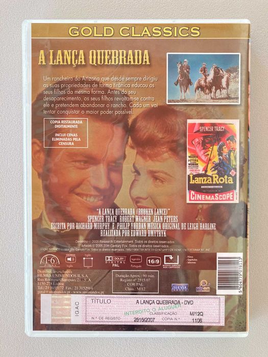[DVD] A Lança Quebrada (Broken Lance)